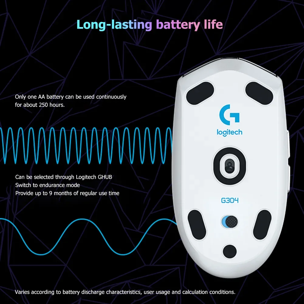 Logitech G304/G304 KDA  LIGHTSPEED Wireless Gaming mouse lightweight portable HERO Sensor 12000DPI