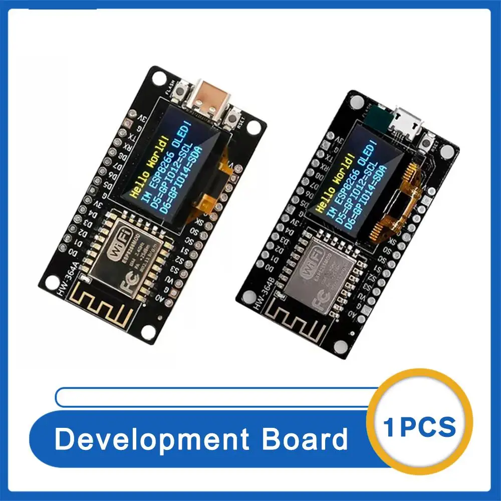 0.96 인치 OLED 디스플레이 탑재 개발 보드, Ide/MicroPython 프로그래밍 A2t9 용 Ch340 드라이버 모듈, Esp8266