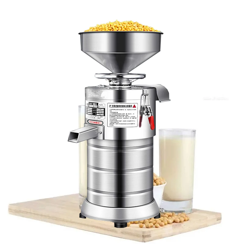 

With 1 Barrel Soy Milk Machine Commercial Tofu Making Paste Mill Soya Bean Grinder Juicing Soymilk Extractor Slag Pulp Separator