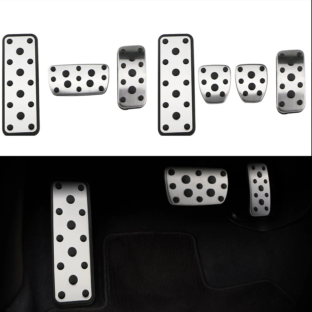 Pedalkappen-Set Für Subaru - Fußstütze, Bremse & Gas In Edelstahl