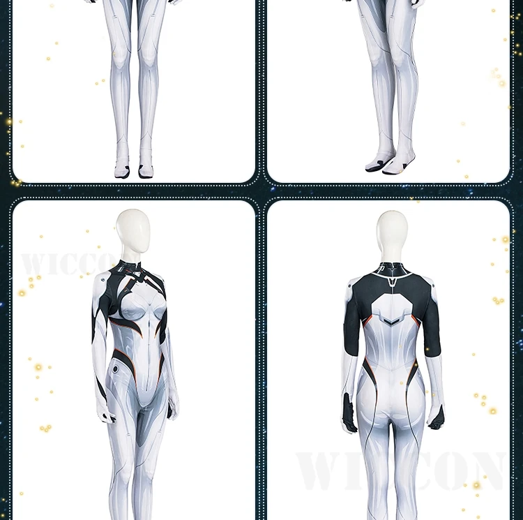 Firefly Cosplay Battle Dresses Game Honkai Star Rail Cos Jumpsuit White Uniform Wig Full Set Suit Women Halloween Party RolePlay 38