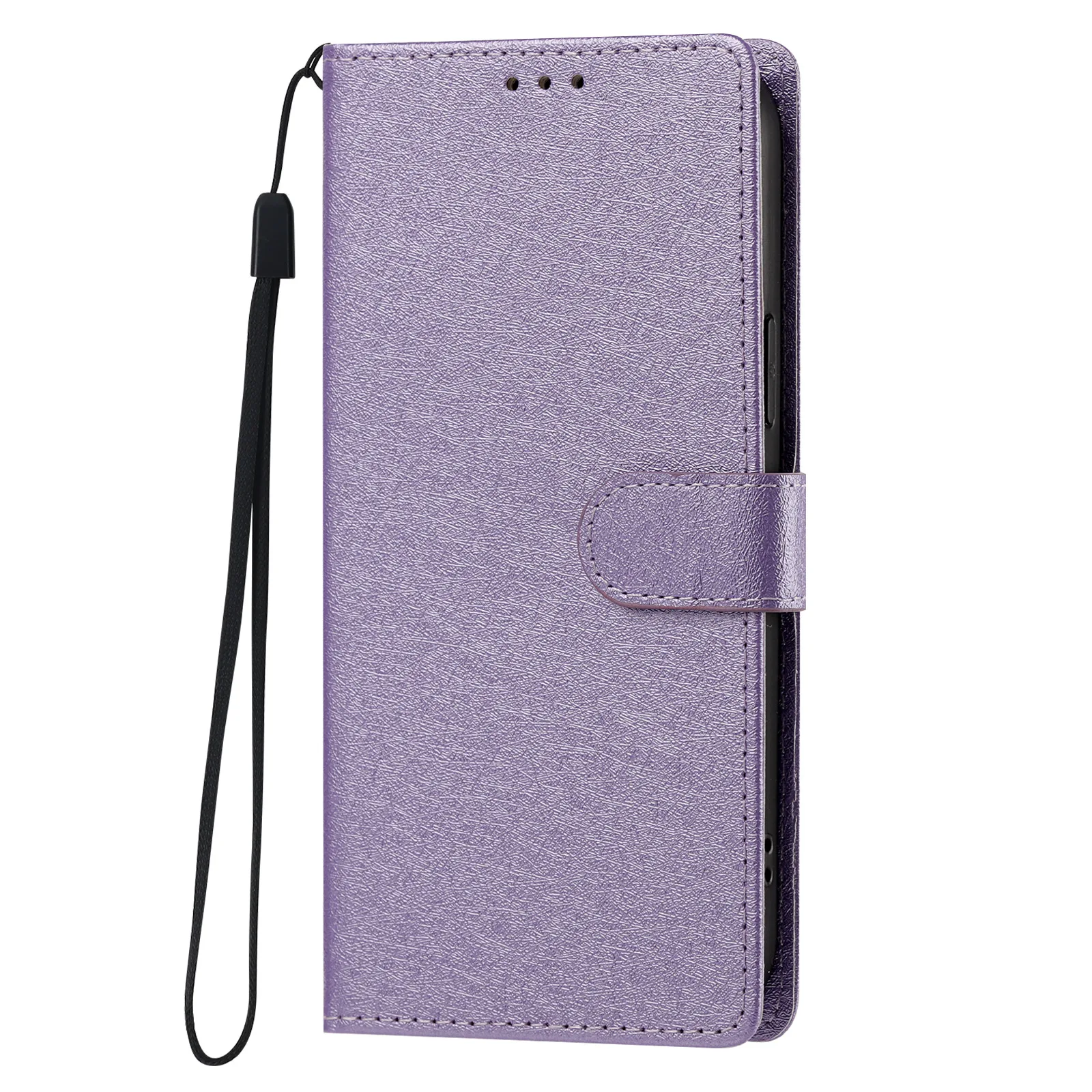 Magnetic Leather Wallet Case with Card Holder and Shockproof Flip Cover