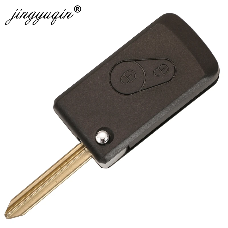 Modified Flip 2 Button Remote Key Fob Shell For Citroen Elysee Picasso Saxo Xsara Berlingo Key Case Replacement key case,car key shell,key cover,folding car key shell,fob cover