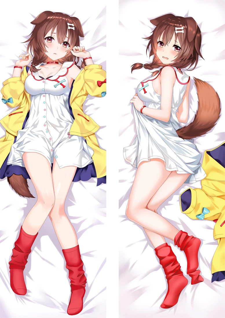 

Dakimakura Anime Hololive Inugami Korone Hugging Body Pillow Case Cushion Cover Woman Man Gift Big Size