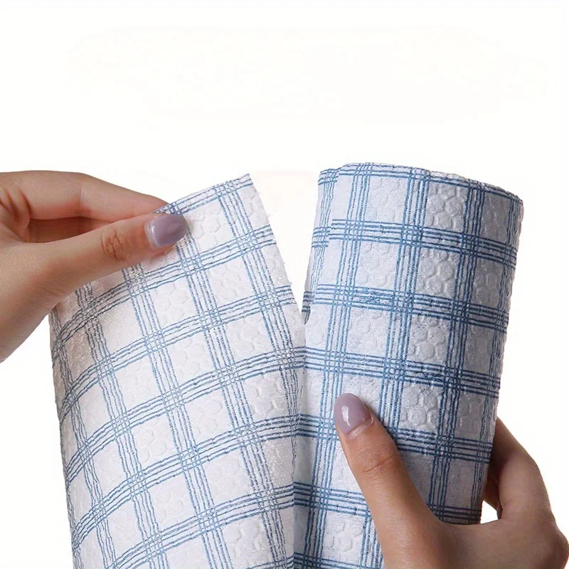 Multi Functional Household Cleaning Cloth, Multi-purpose Dishwashing Cloth, Dry and Wet Dual-use Cloth, Reusable,Grid Lazy Cloth