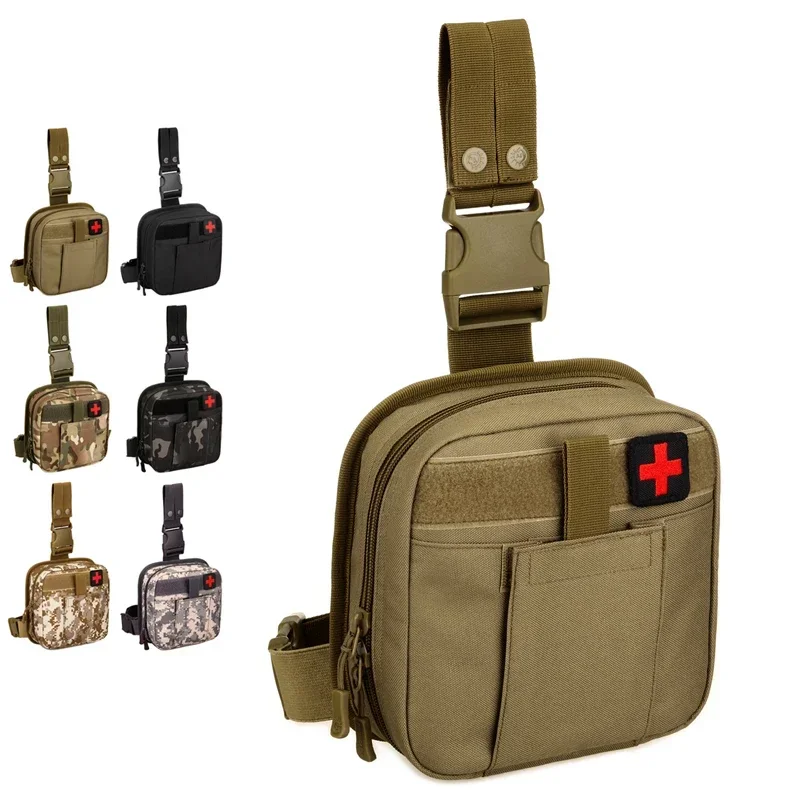 Nylon Fanny Pack Waist Bag for Men with First Aid Molle