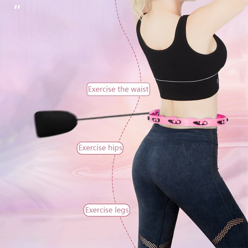 Sports Hoop Waist Trainer Exercise Home Slimming Belly Portable Fitness Equipment Body Building Entertainment Fitness fitness hoop