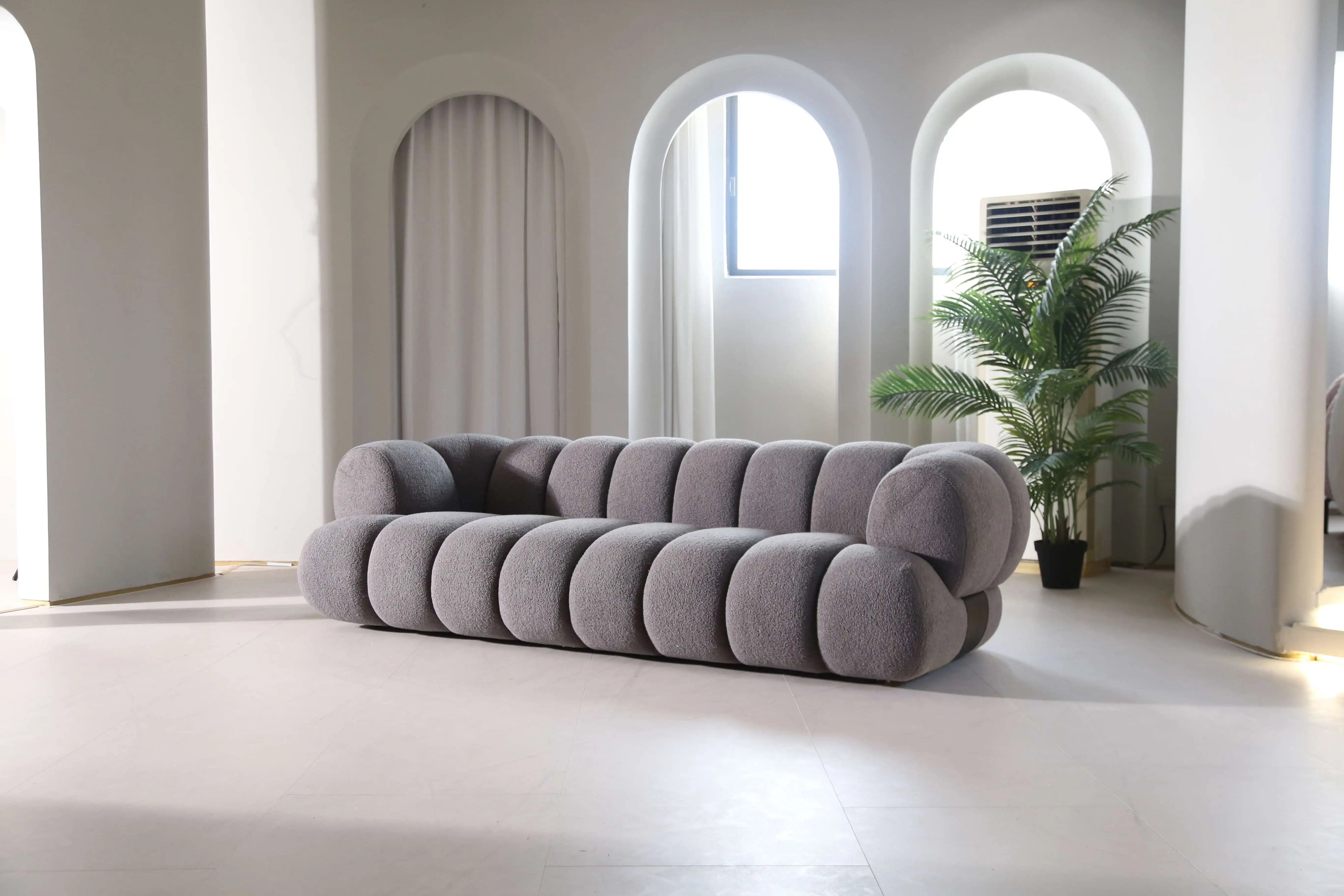 Contemporary Fabric Sofa Set – Comfortable Living & Bedroom Seating 3