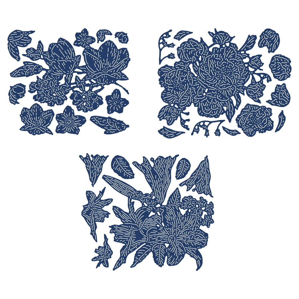 

Exquisite Plant Series Metal Cutting Die 2022 New Diy Molds Scrapbooking Paper Making Cuts Crafts Big Die Handmade
