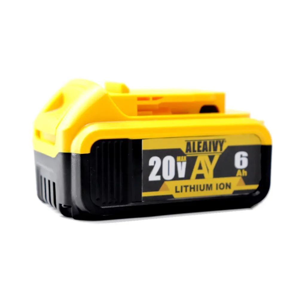 

DCB200 20V 6Ah Replaceable Li-ion Battery Compatible with Dewalt 18 Volt MAX Power Tools 18650 Lithium Batteries