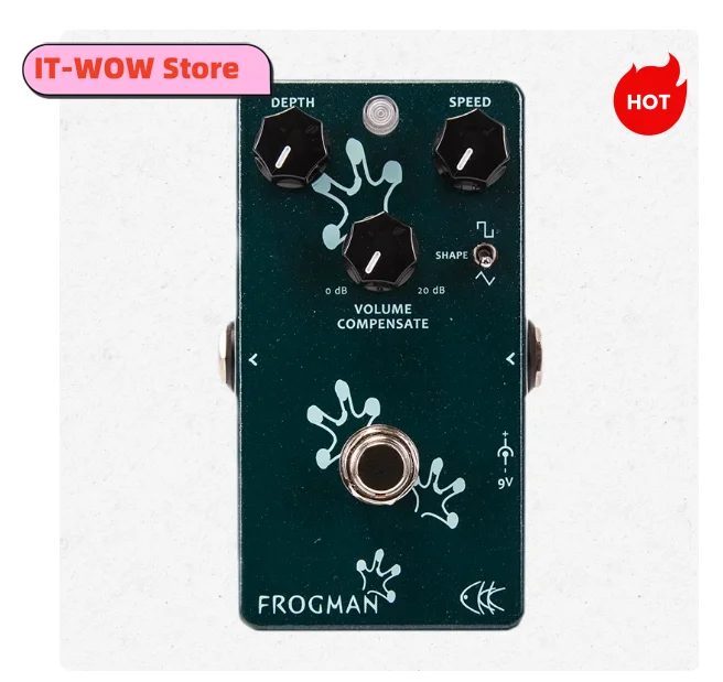 

CKK Frogman Vintage Optical Tremolo Guitar Effect Pedal