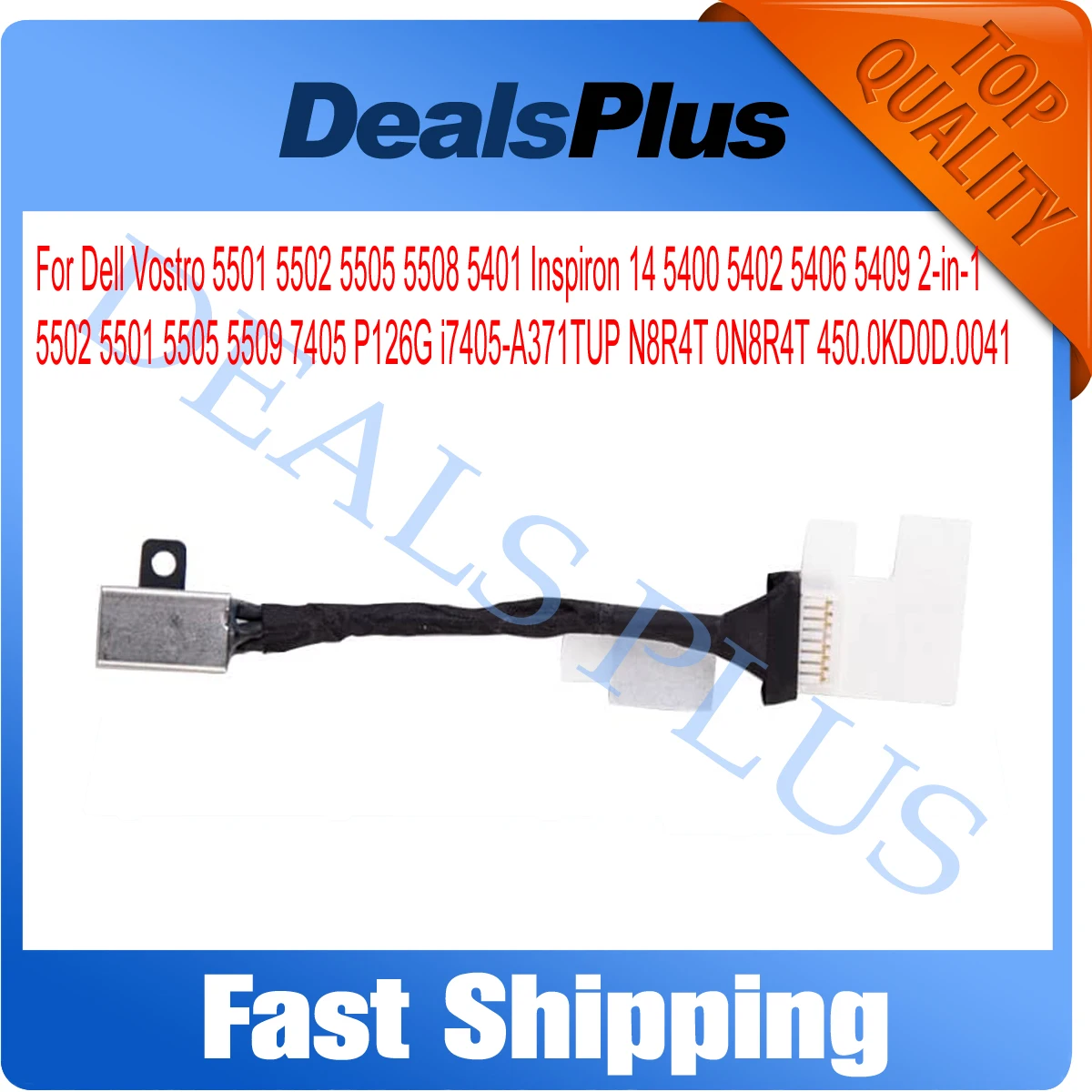 

New DC Power Jack Cable For Dell Vostro 5501 5502 5505 5508 5401 Inspiron 5400 5402 5406 5409 2-in-1 5502 5501 5505 5509 N8R4T
