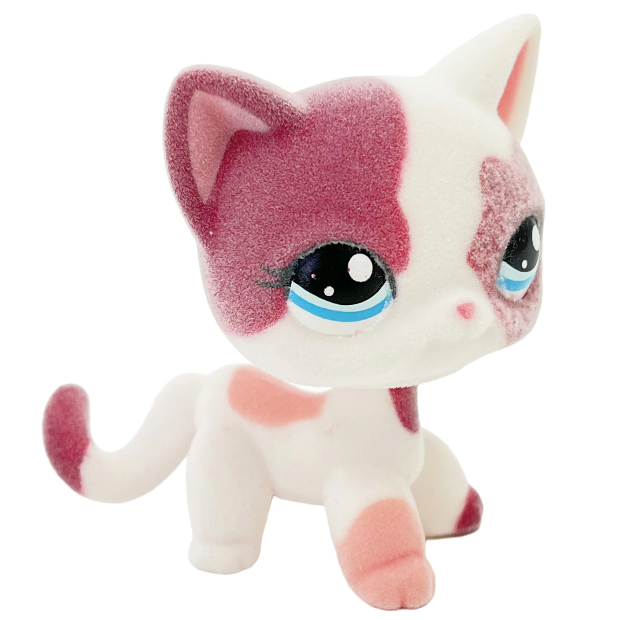 Flocked Custom Pet Toy Stand: Short Hair Cat & Dog Bobblehead Collection