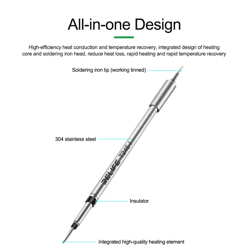 RELIFE JBC C245 Soldering Tips Cartridges tip for Original JBC T245-A Soldering handle JBC T245 Jabe UD-1200 soldering stations pipeliner hood
