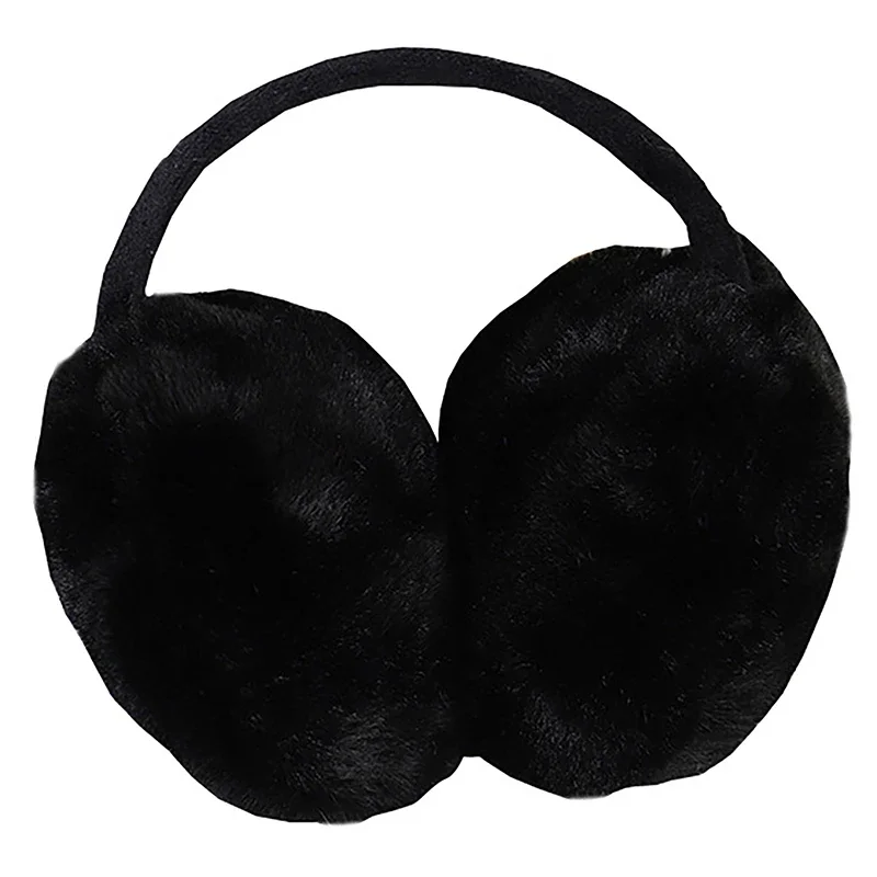 Portable Folding Winter Warm Earmuffs Fashion Solid Color Earflap Outdoor Cold Protection Soft Plush Ear Warmer warm earmuffs