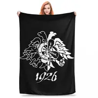 Paok Thessaloniki Ultras Hooligans Blankets Flannel Multi-function Sofa Throw Blankets For Home Bedroom Office Throws Bedspread 2