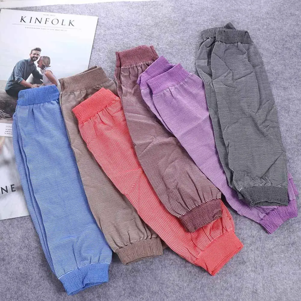 Outdoor Driving Sun Protection Fishing For Women Cycling For Men Arm Warmer Striped Arm Sleeves Arm Cover Cooling Sleeves