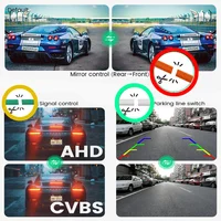 HD Backup Camera Rear View Reverse 170° AHD1080P/720P for For Volkswagen Eurovan Caravelle Transporter T4 Business 1990-2003 - Image 5