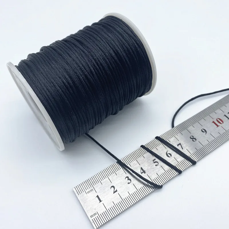 Elegant Nylon String Tassel Satin Rope