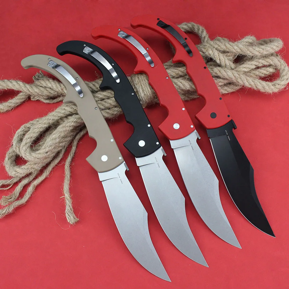 Espada L/XL Cold Folding Tactical Knife AUS10A Steel Large Outdoor Military Hunting Survival Multipurpose Knives for Men Tools 2
