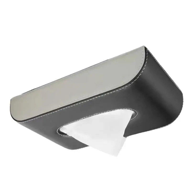 

Car Tissue Box Universal Car Tissue Box PU Leather Car Sun Visor Napkin Holder Tissue Paper Storage Box Backseat Holder Cases