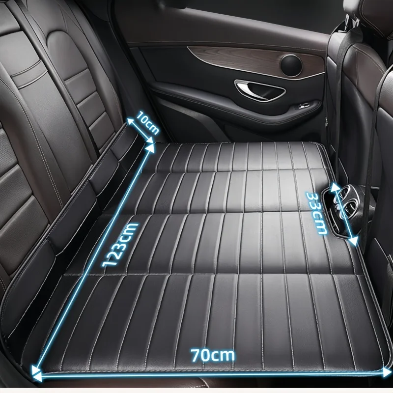 Foldable Car Mattress Travel Bed Sleeping Pad Portable Camping Accessories SUV Trunk Sedan Rear Seat Universal Fit portable folding bed folding camping bed