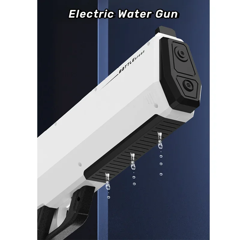 Summer Outdoor Toys Electric Water Gun For Children Spraying Guns Fully Automatic Watergun Absorption Soaker Water Gun Pool Toys 4
