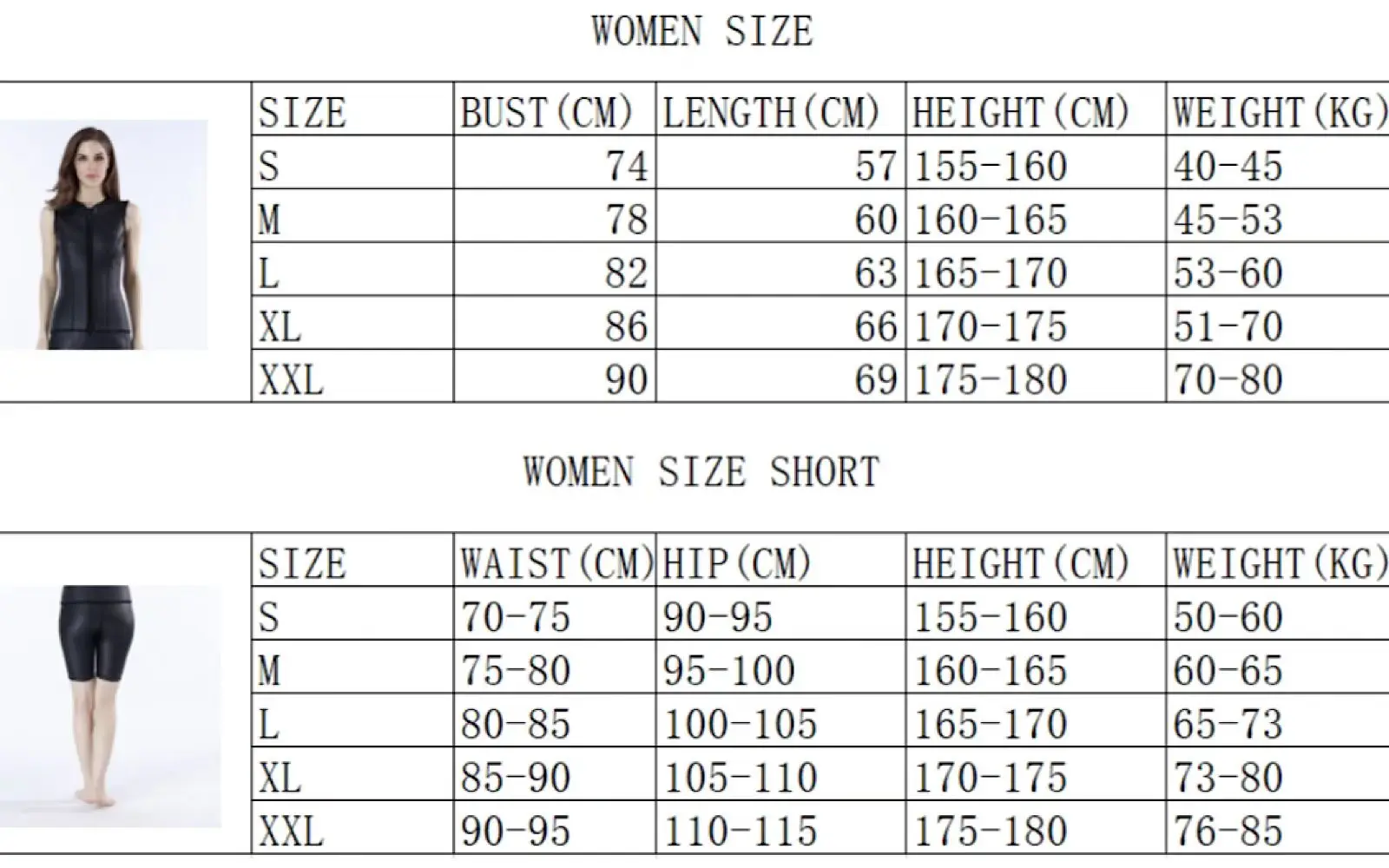 Description Picture 2 of itemMen Women 2MM Neoprene Wetsuit Surf Swim Diving Suit Vests Triathlon For Cold Water Scuba Snorkeling Spearfishing Top /Shorts