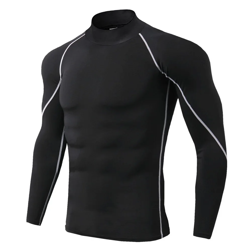 PlatiNum Men's Compression Long Sleeve T-Shirt Fitness Use