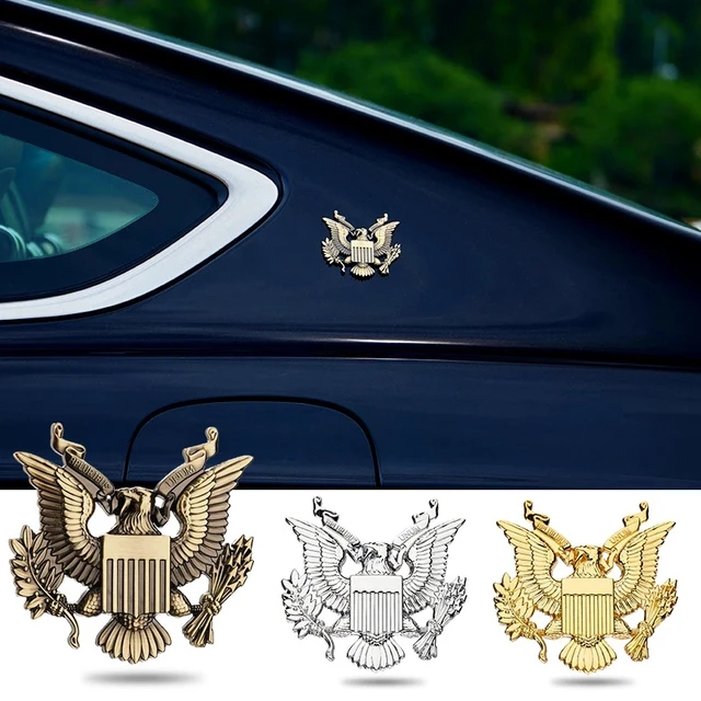 U.S. Presidential Emblem Autoaufkleber, 3D-Metall-Autoaufkleber