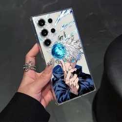 Jujutsu Kaisen Gojo Satoru Transparent Space Soft Phone Case - Samsung S26 Ultra5G (TKKtm01)
