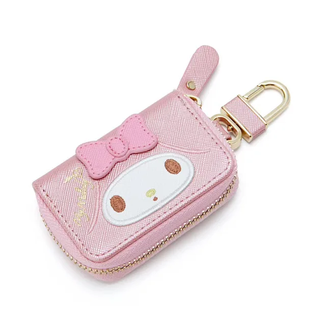 Kawaii Sanrioed Anime Kuromi My Melody Cinnamoroll Kitty Pudding Dog Cartoon Keychain Bag Lovely Car Key Bag Gift for Girlfriend 4