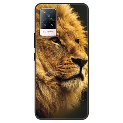 Elegant Marble Design Silicone Case - Soft TPU Bumper Cover for vivo V21 5G (49)