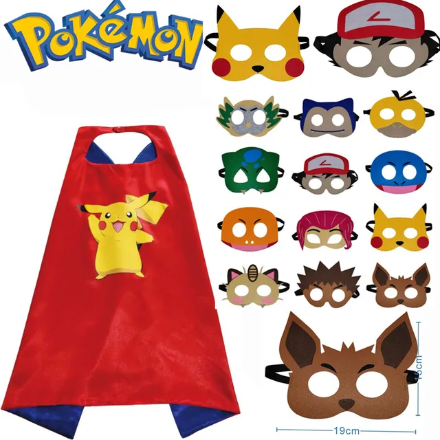 Pokemon Pikachu Cosplay Mask Toy: The Perfect Halloween Party Accessory!