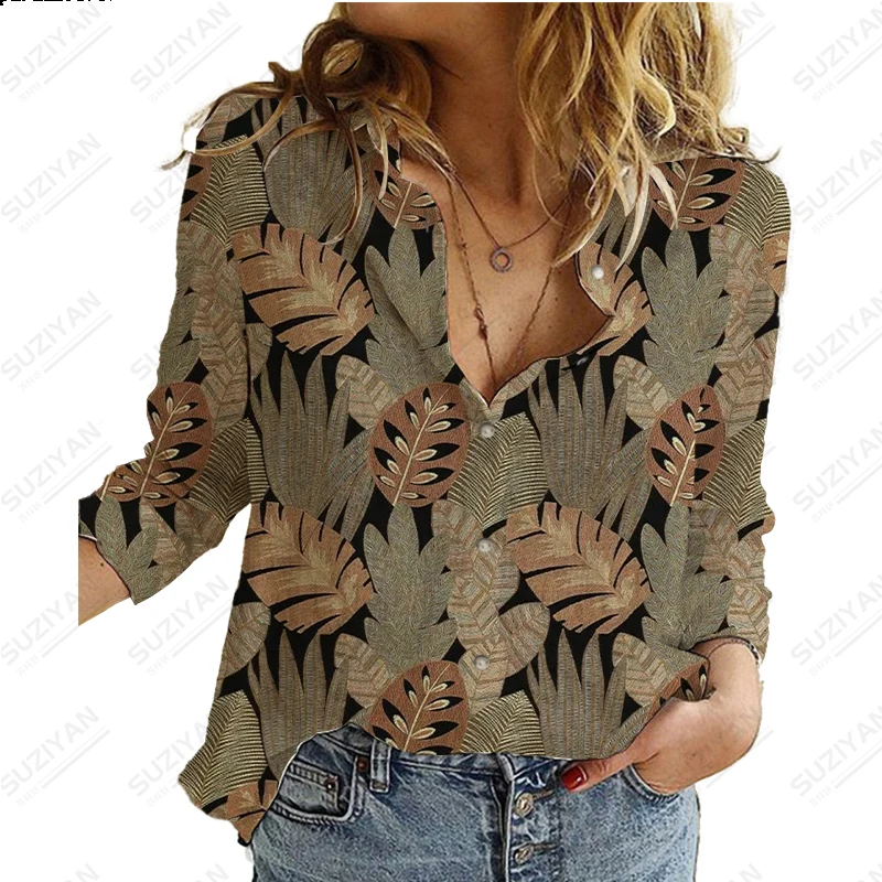 VintageStyleLongSleeveShirtFragmentedChiffonShirtNewStreet