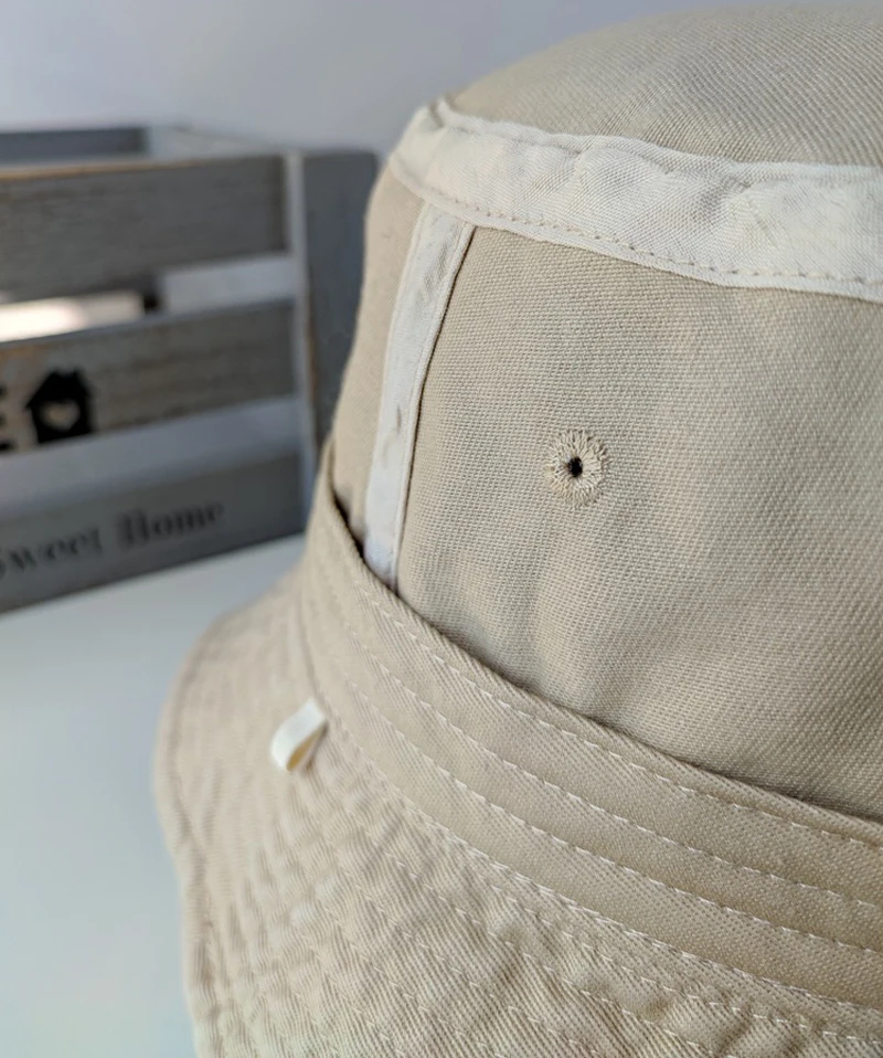 Herbst xxl Größe Panama hut Frauen Wasser gewaschen Baumwolle Jean Fischer hut Outdoor Angel hüte Big Head Umfang Eimer Hut für Männer – Detail 25