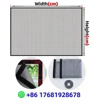 Customized Insect Mosquito Nets for Window Screen Mesh self adhesive anti-mosquito Tulle Invisible  Against Mosquitoes and Flies 2