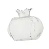 Creative Red Pomegranate Glass Vase Transparent Pomegranate Hydroponic Flower Vase Hammer Pattern Glass Fruit Vase Desktop 2