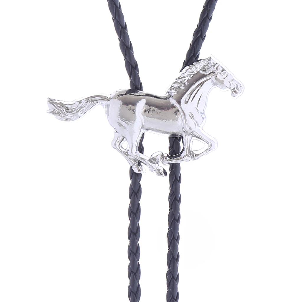 

Western galloping horse Bolo Tie