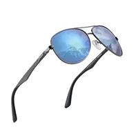 ZENOTTIC Aluminum Vintage Uv400 Pilot Polarized Sunglasses Shade for Men Driving Fishing Sun Glasses