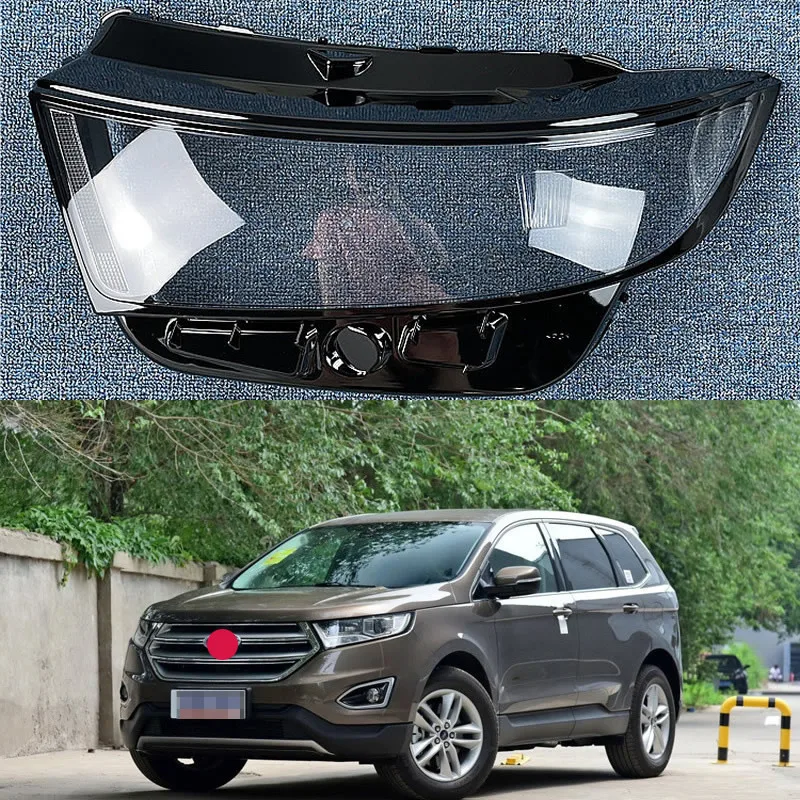 

For Ford EDGE 2015 2016 2017 2018 2019 Car Accessories Headlight Cover Transparent Lampshade Case Headlamp Shell Lens Plexiglass