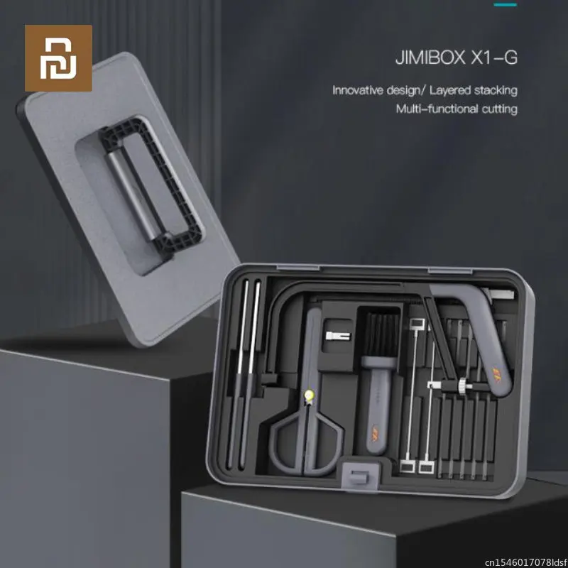 

Youpin JIMI Multifunction X1-G Jimi Box Layered Any Combination Common Hardware Toolbox Universal Gosp Set