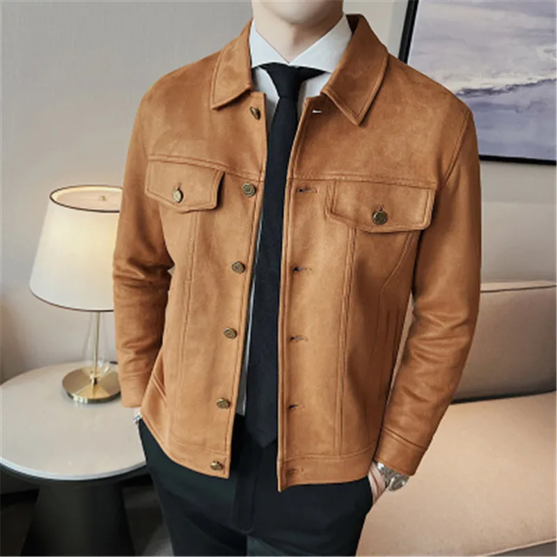 Mens suede military jacket Clearance