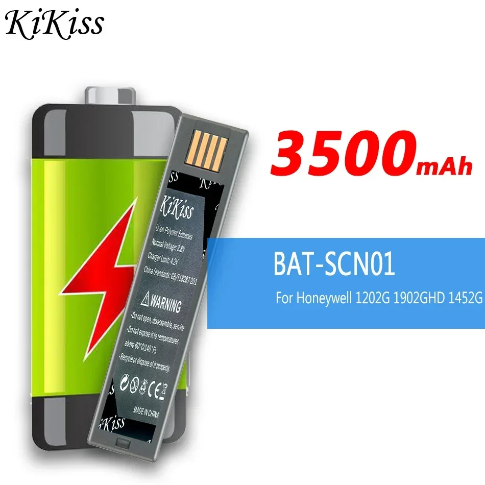

Мощная аккумуляторная батарея 3500 мАч KiKiss для Honeywell 1202G 1902GHD GSR 1452G 4820 3820 стандартные сканеры