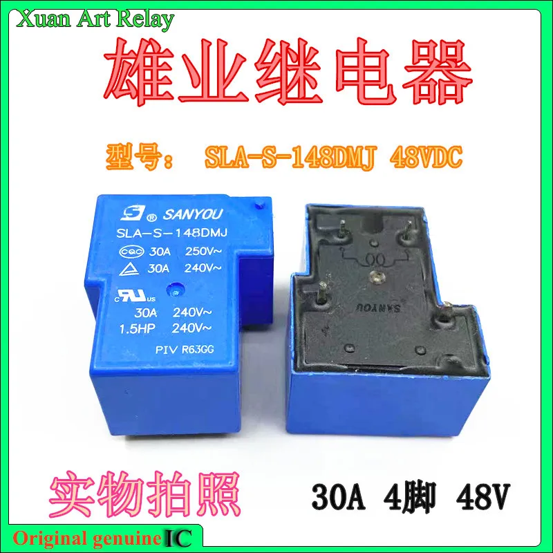 

5pcs/lot 100% original genuine relay: SLA-S-148DMJ 48VDC T90 4pins Brand new relay