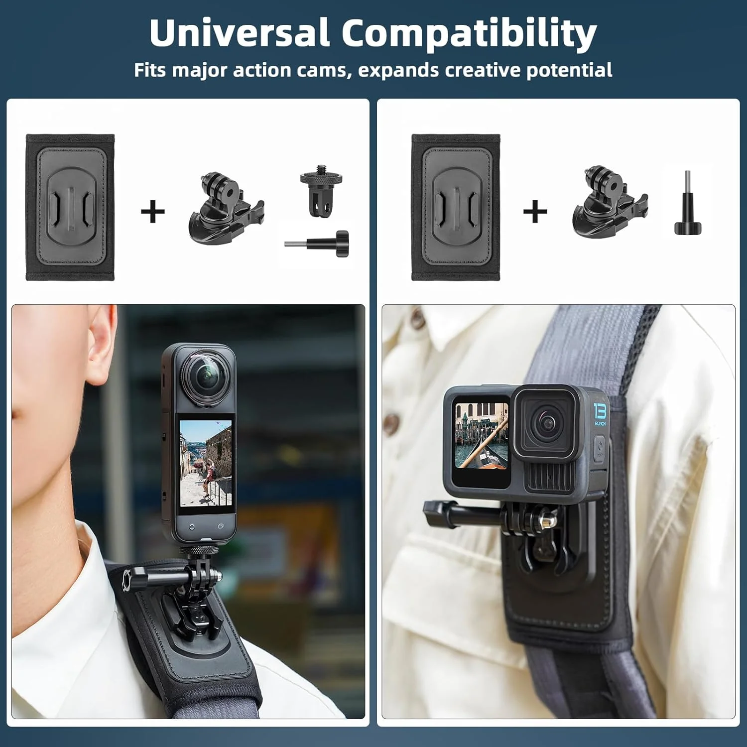 Adjustable Holder 360 Rotate for GoPro