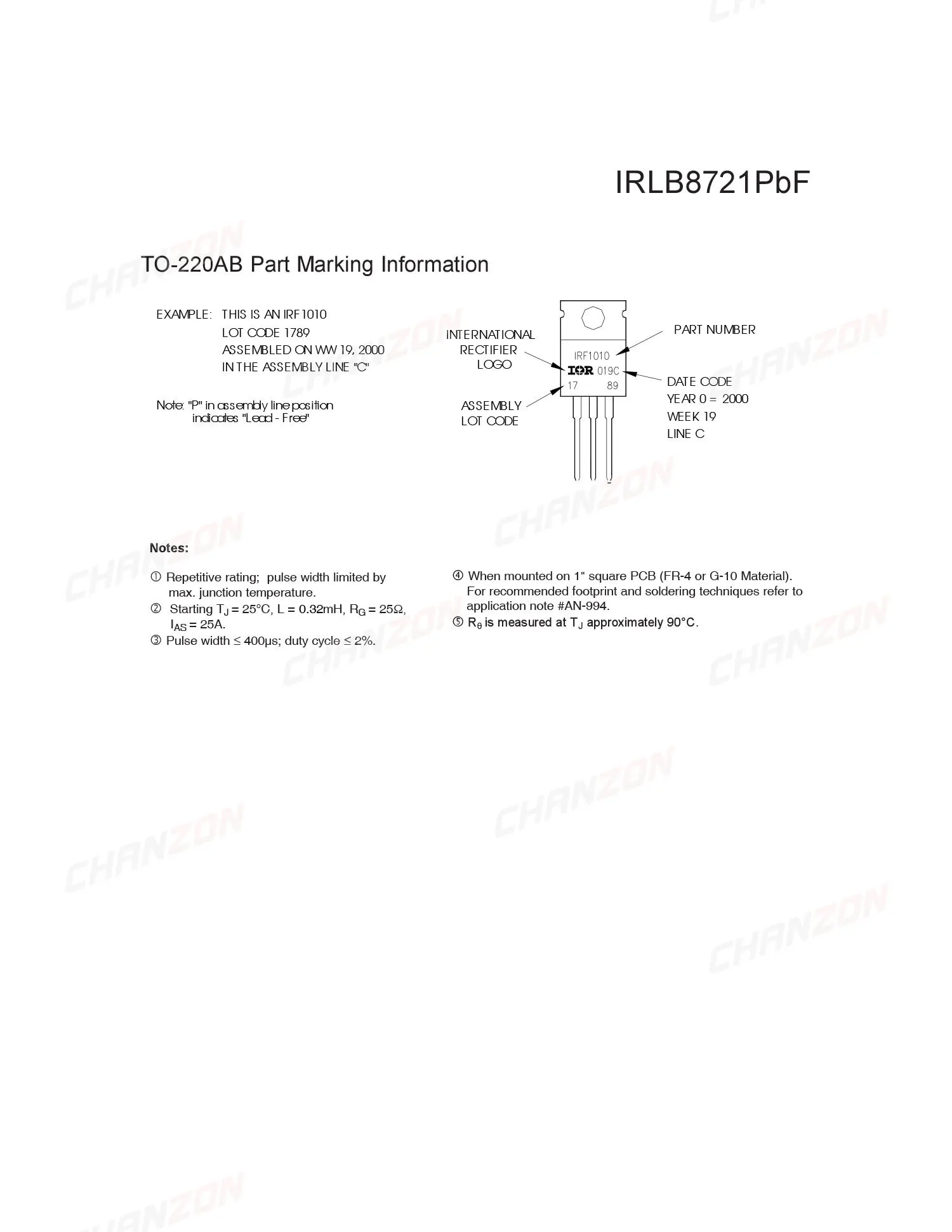 10Pcs IRLB8721 ZU-220 Power SIC Mosfet Transistor Bipolar Junction BJT Leistungsstarke Triode Rohr Fets DIP 62A 30V Integrierte Schaltungen – Detail 4