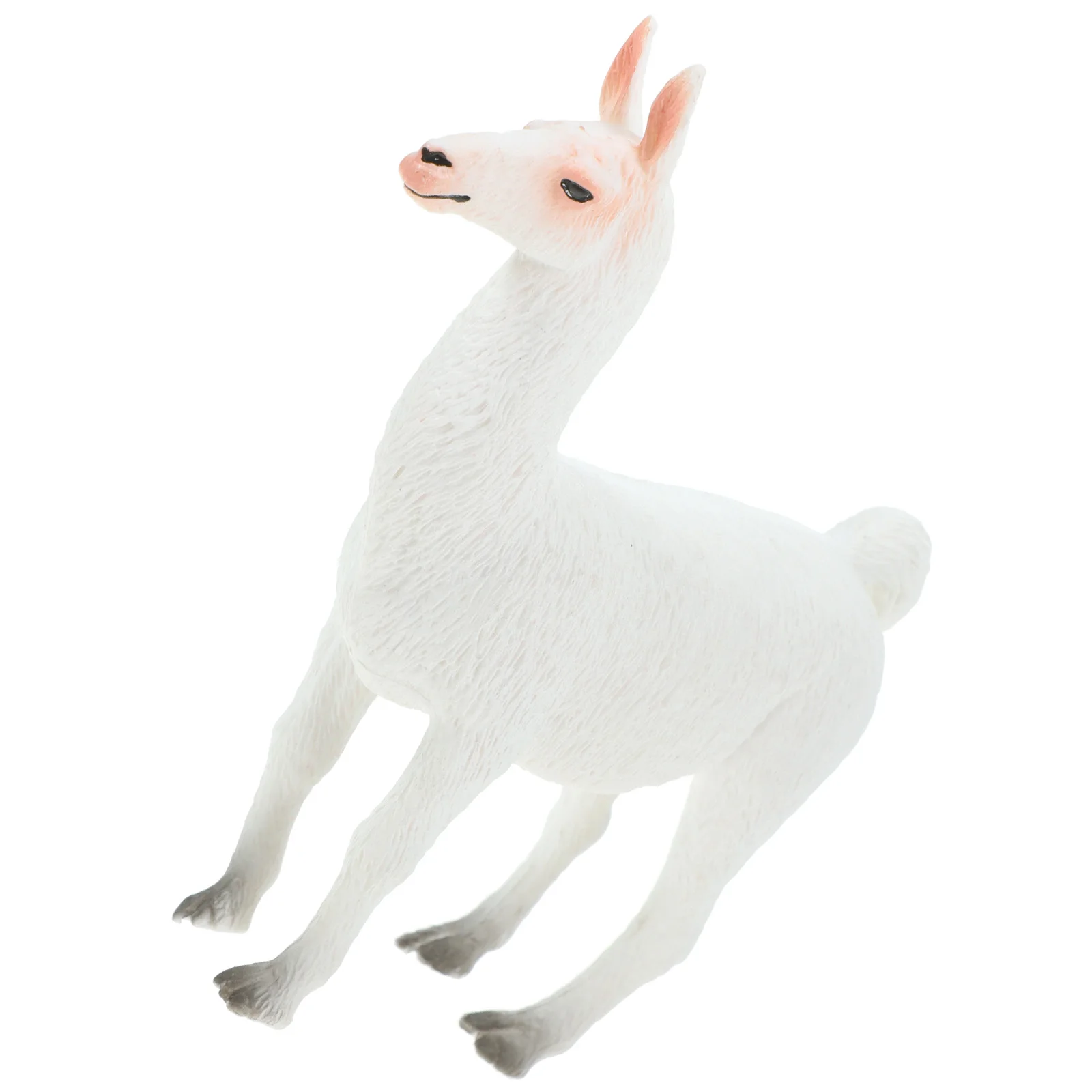

Alpaca Model Toy Simulation Figurine Artificial Ornament Figures Decor Desktop Decoration Sculpture Small Animal Stuffed