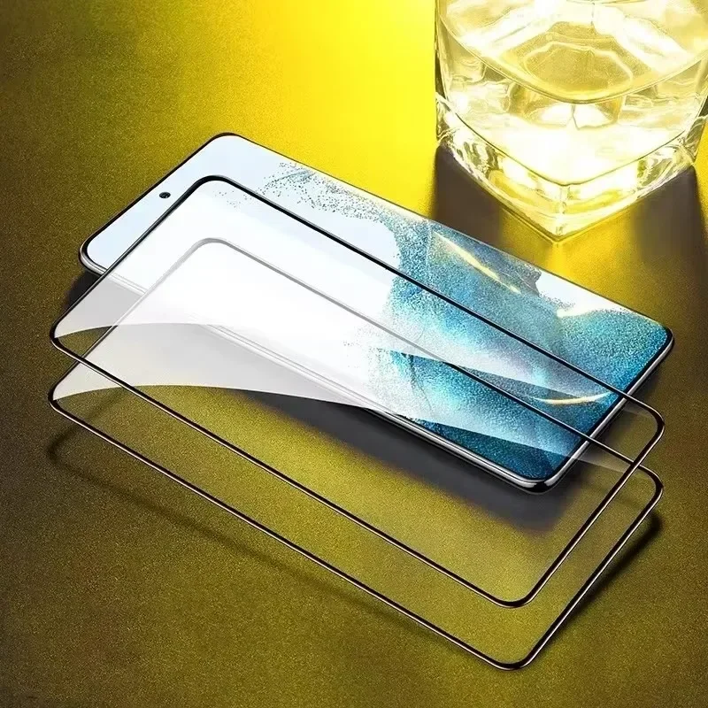 Premium Tempered Glass Full Cover Screen Protector Set - Pack of 3