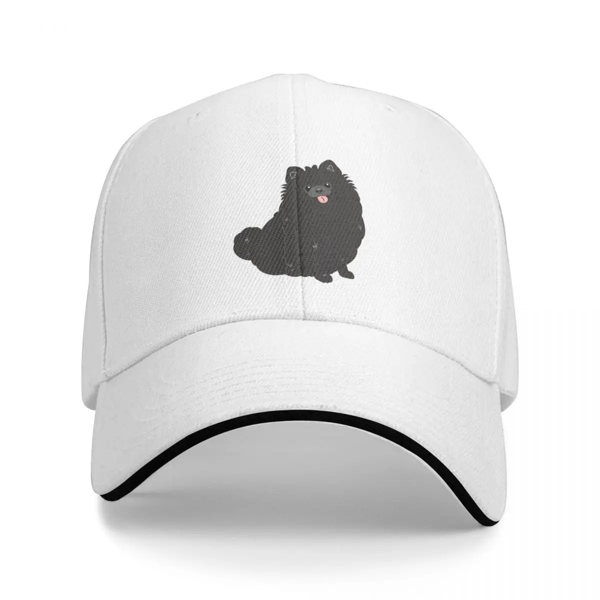 

LOVE Black Pomeranian Cap Baseball Cap Fishing caps baseball man caps women Men's baseball cap Women's